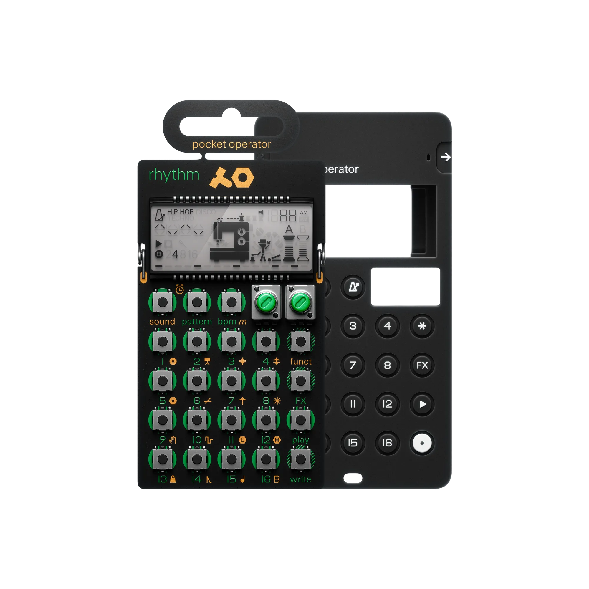 鍵盤楽器 pocket operator PO-12 rhythm buy PO-12 rhythm & CA-X black - teenage engineering