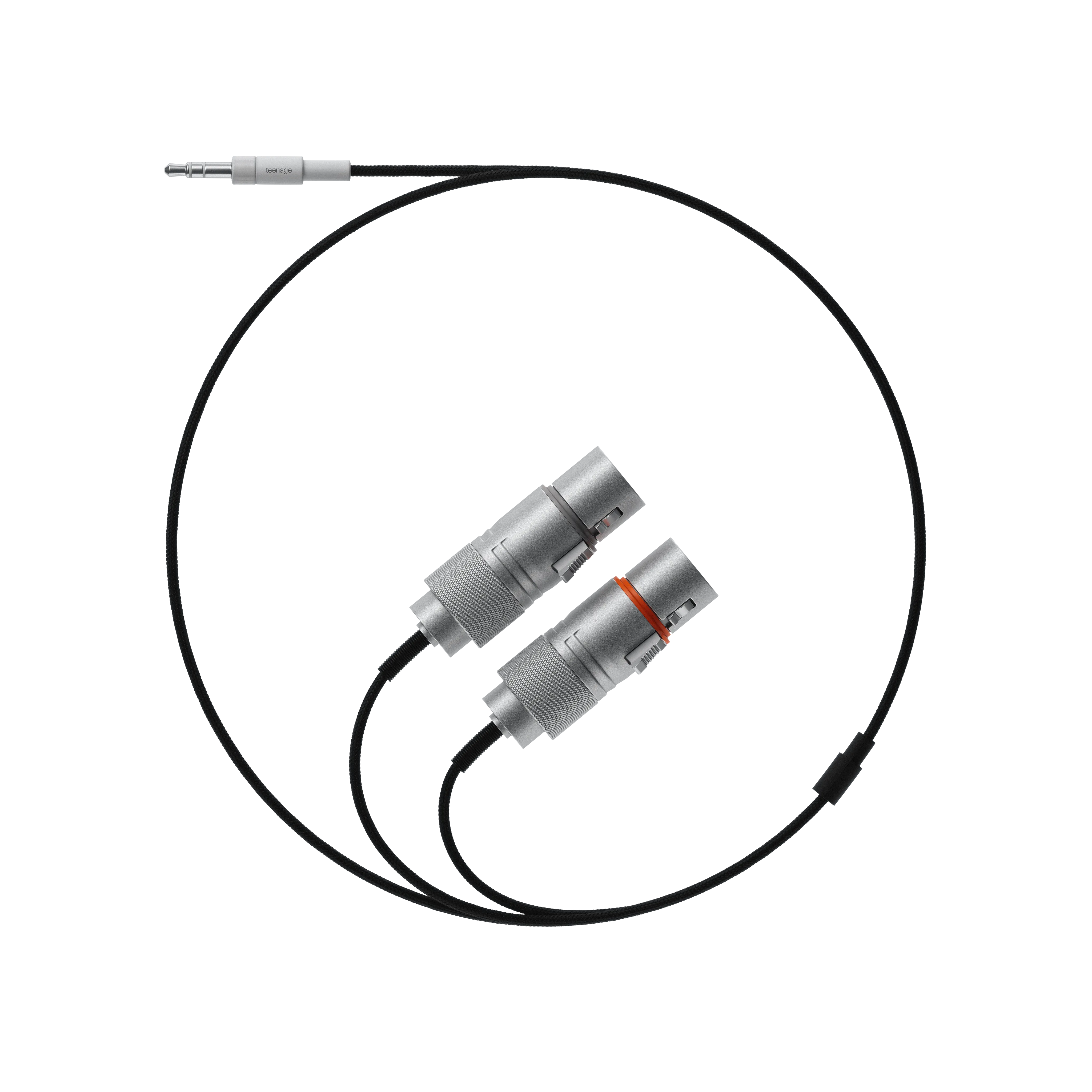 textile cable 3.5 mm to 2x xlr (socket)