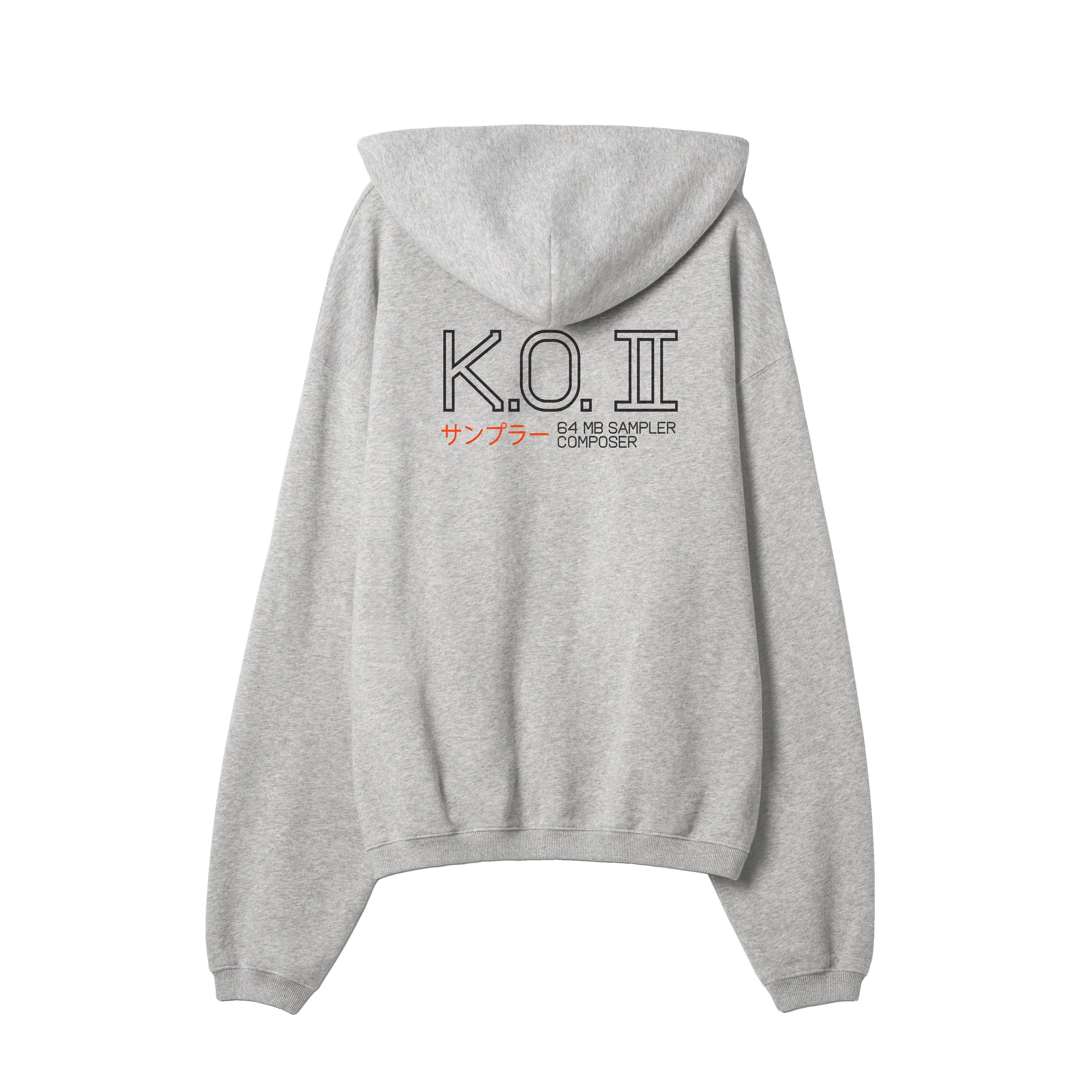 K.O. II  cotton hoodie