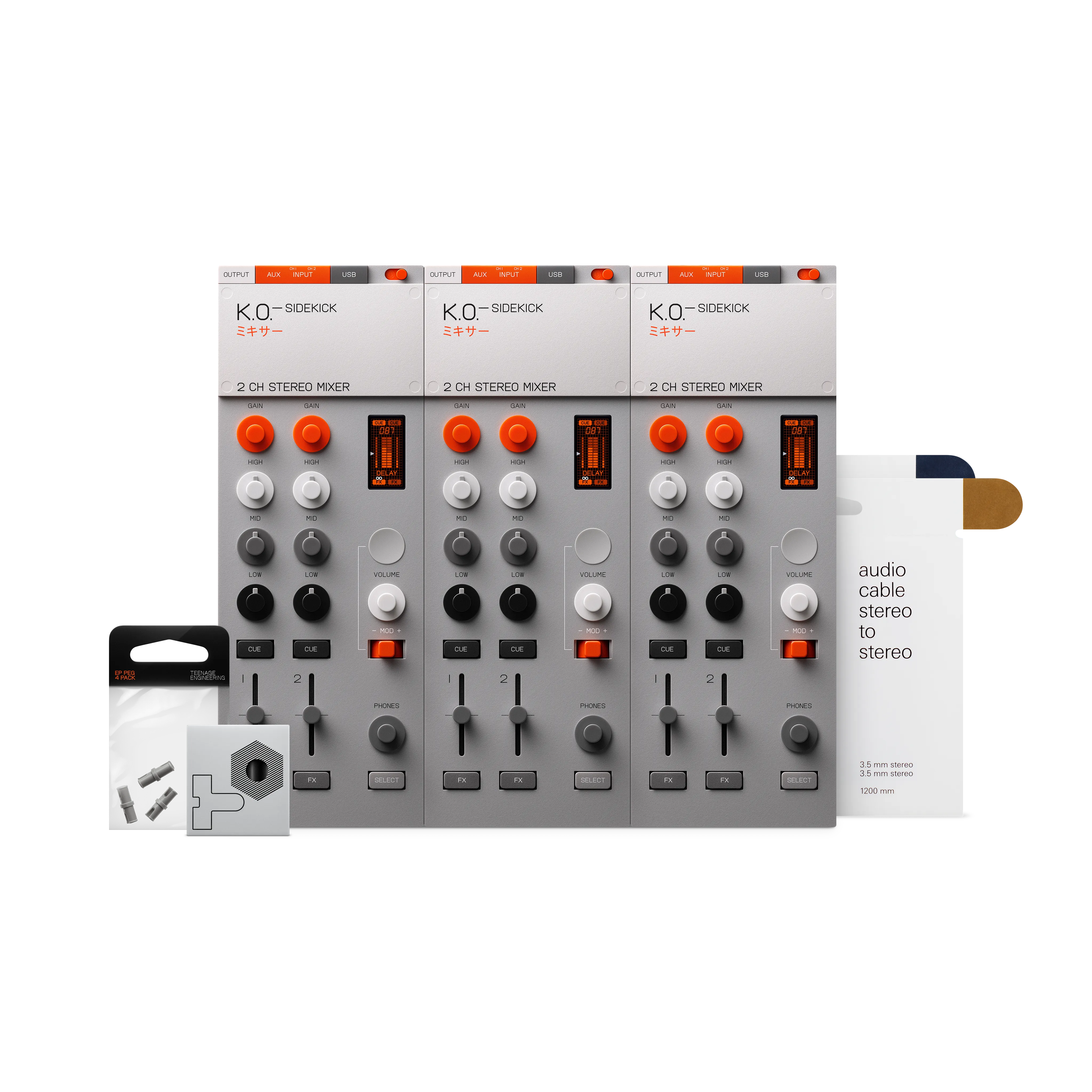 K.O.–SIDEKICK triple pack