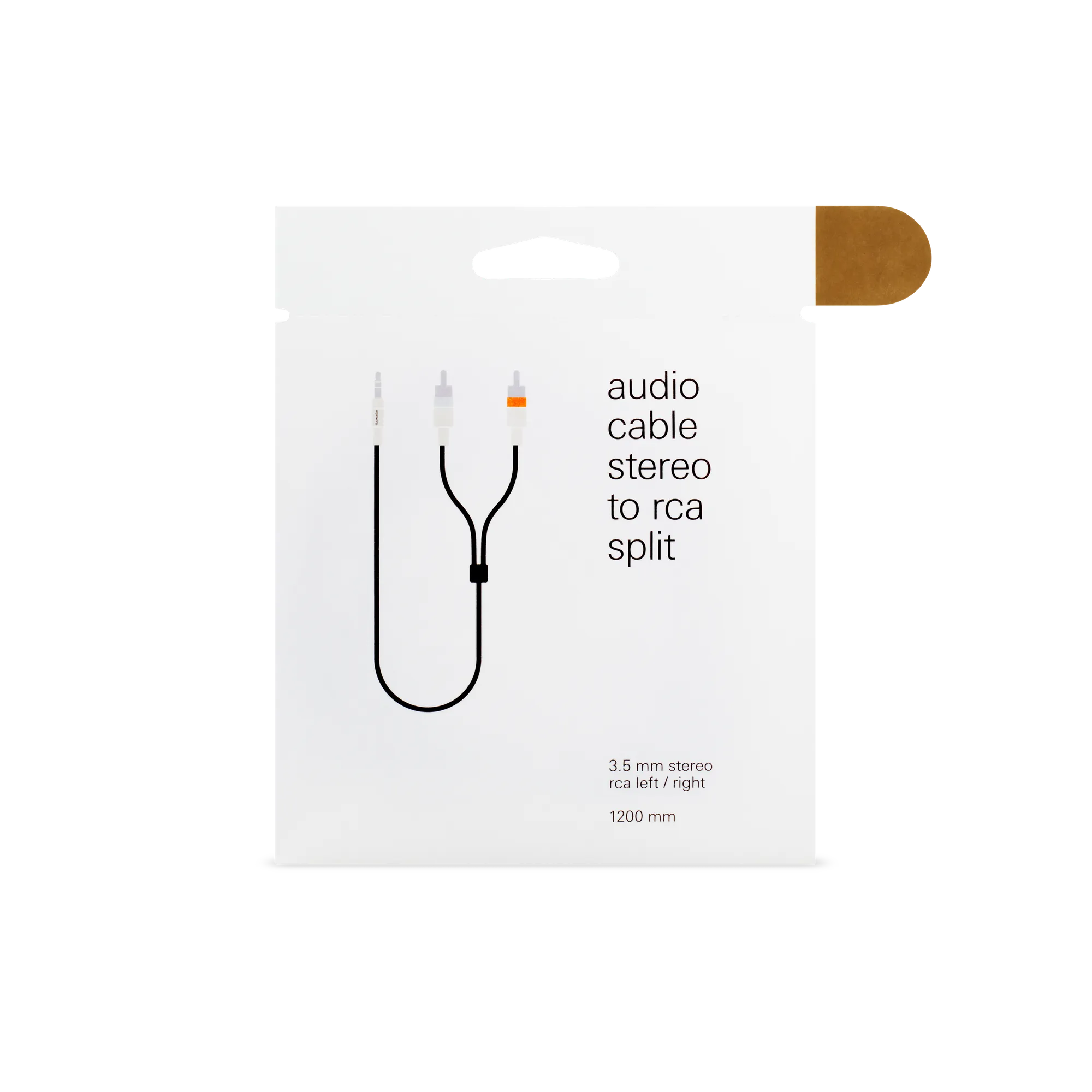 buy textile audio cable 3.5 mm - 2x rca - teenage engineering