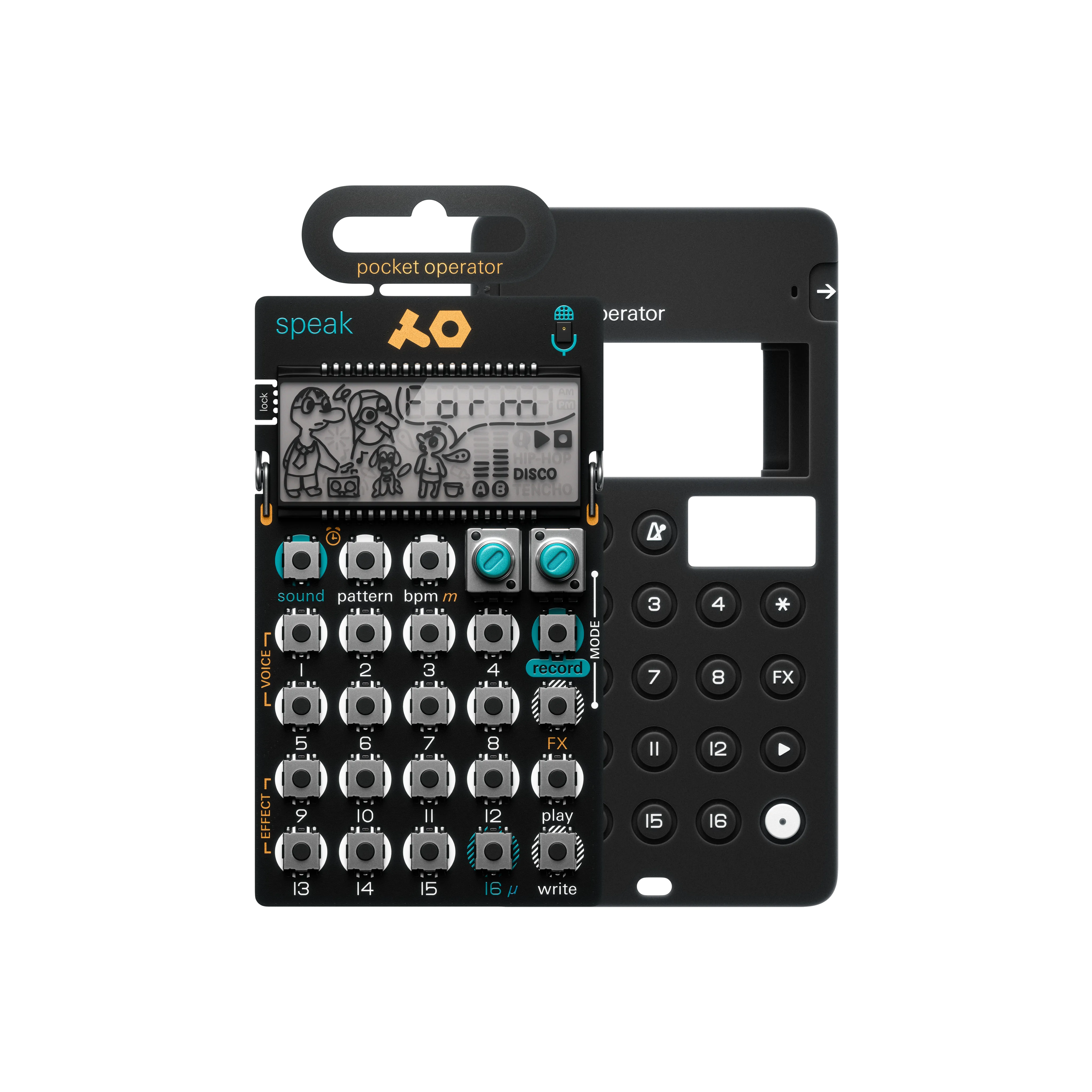 PO-35 speak & CA-X black