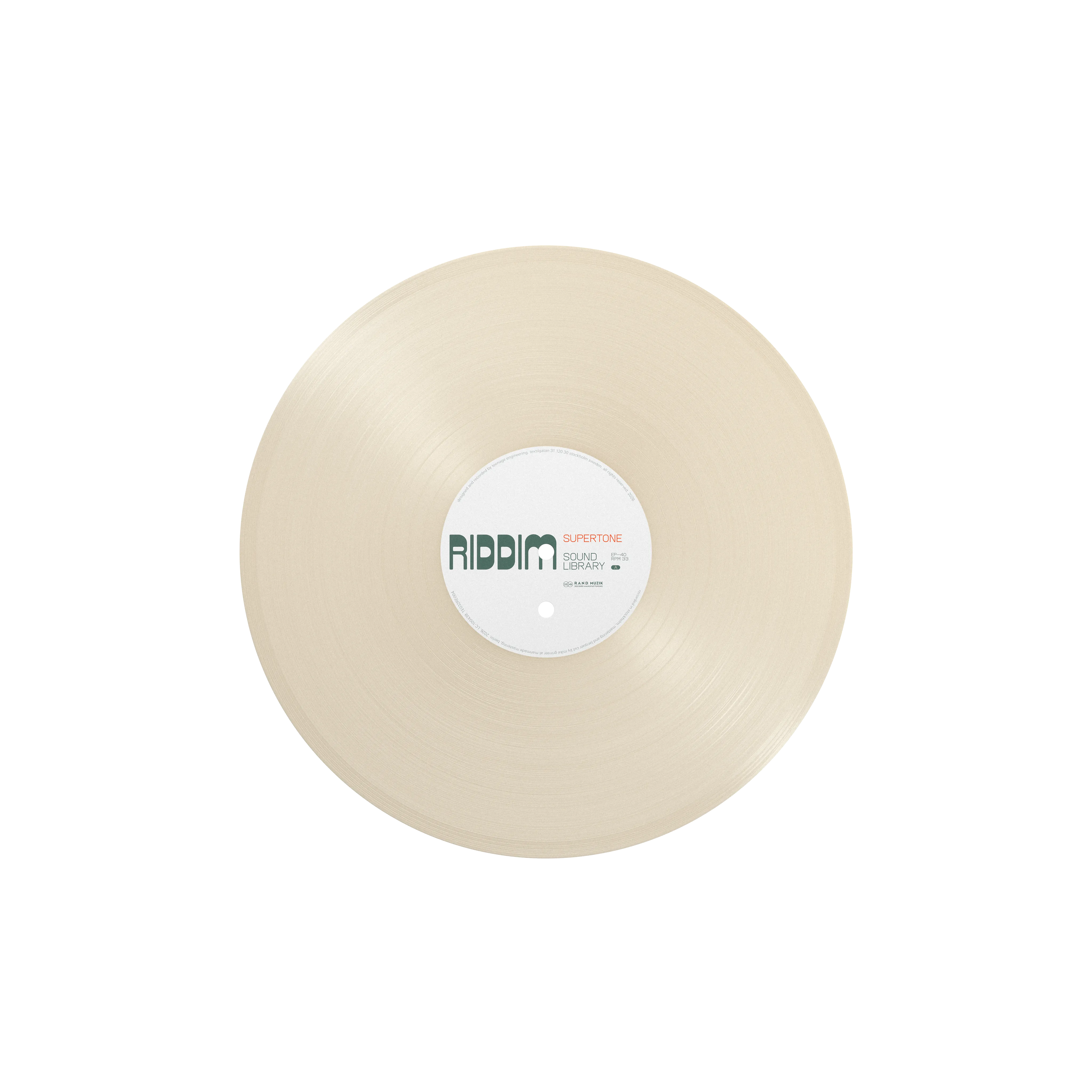 buy EP–40 riddim vinyl - teenage engineering