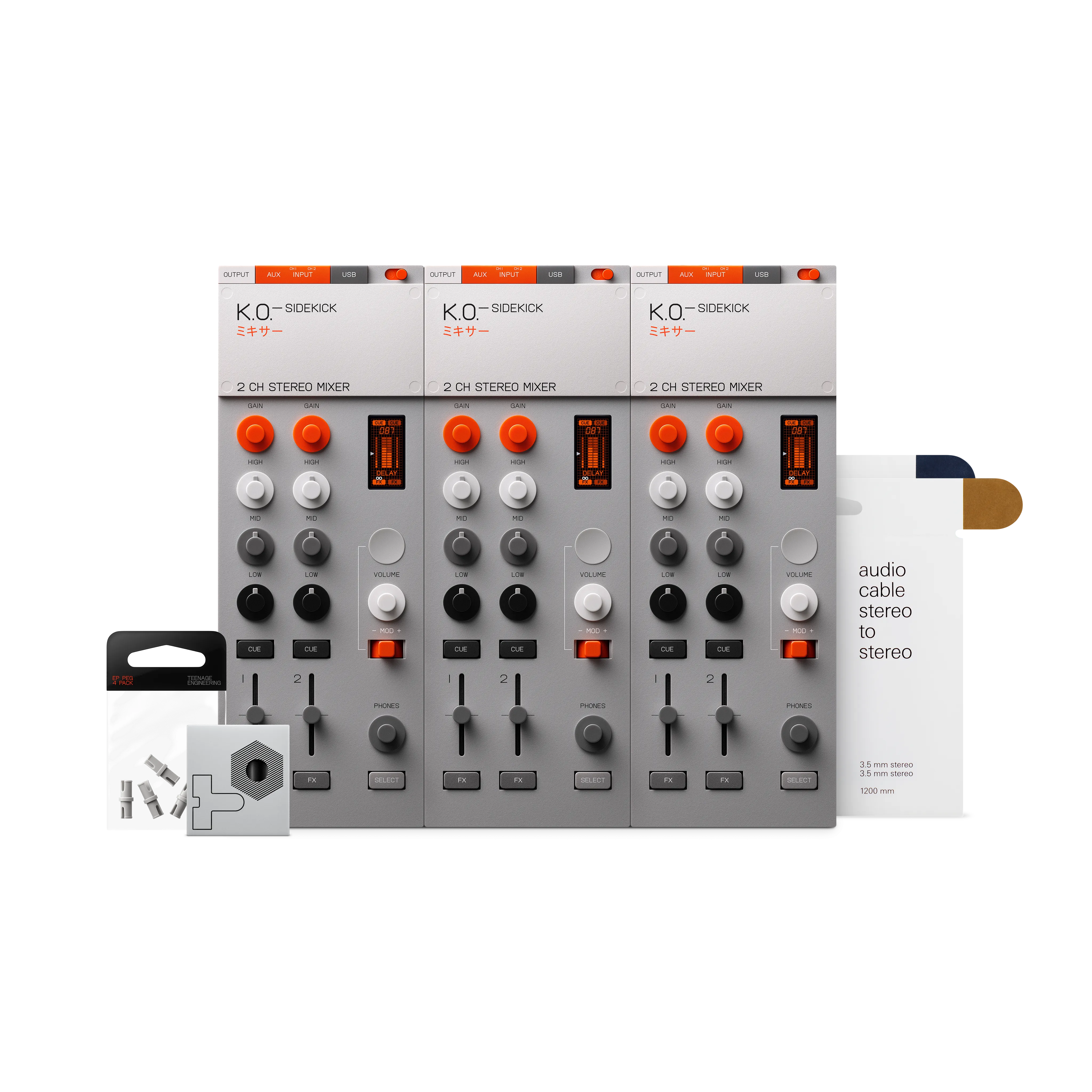 K.O.–SIDEKICK triple pack