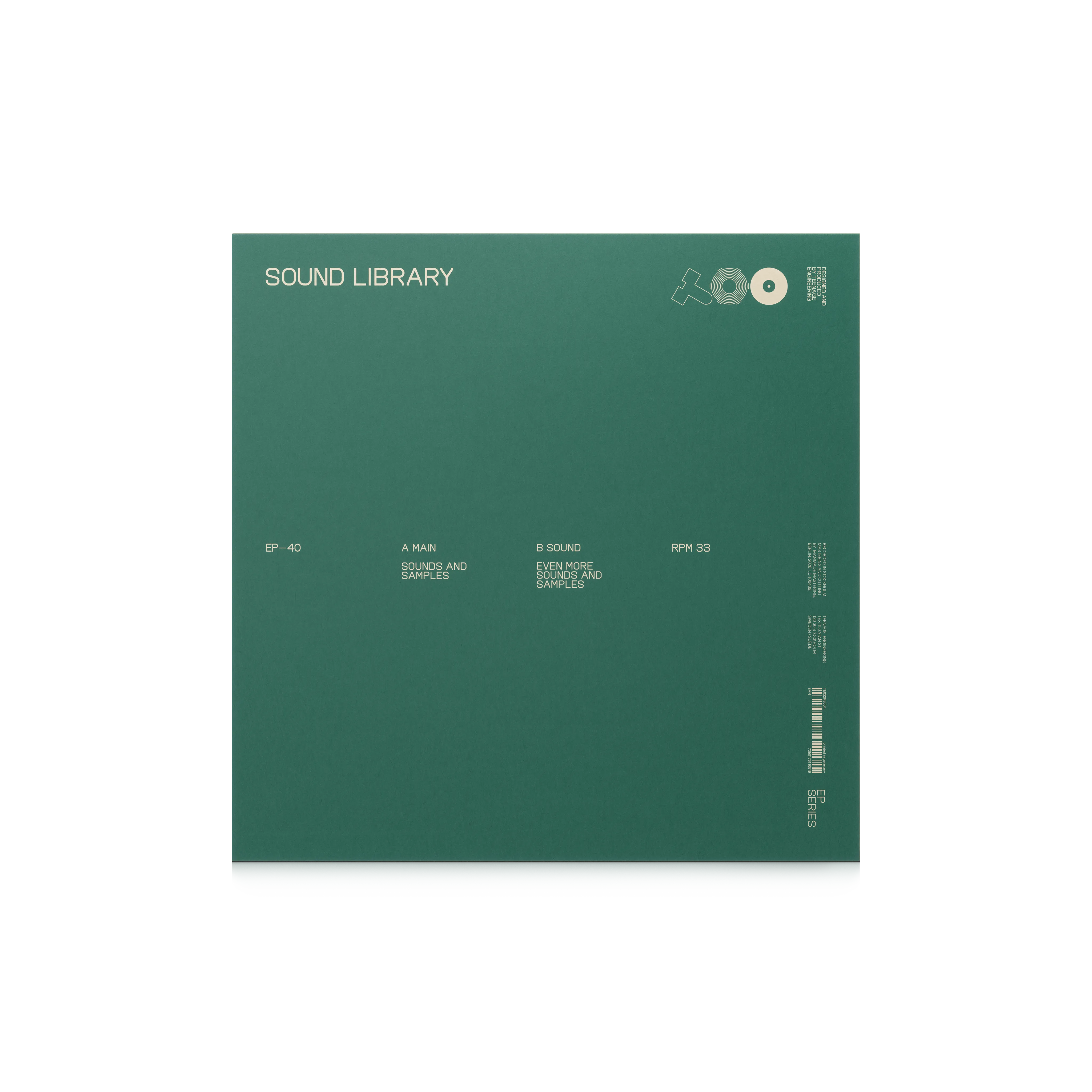 buy EP–40 riddim vinyl - teenage engineering