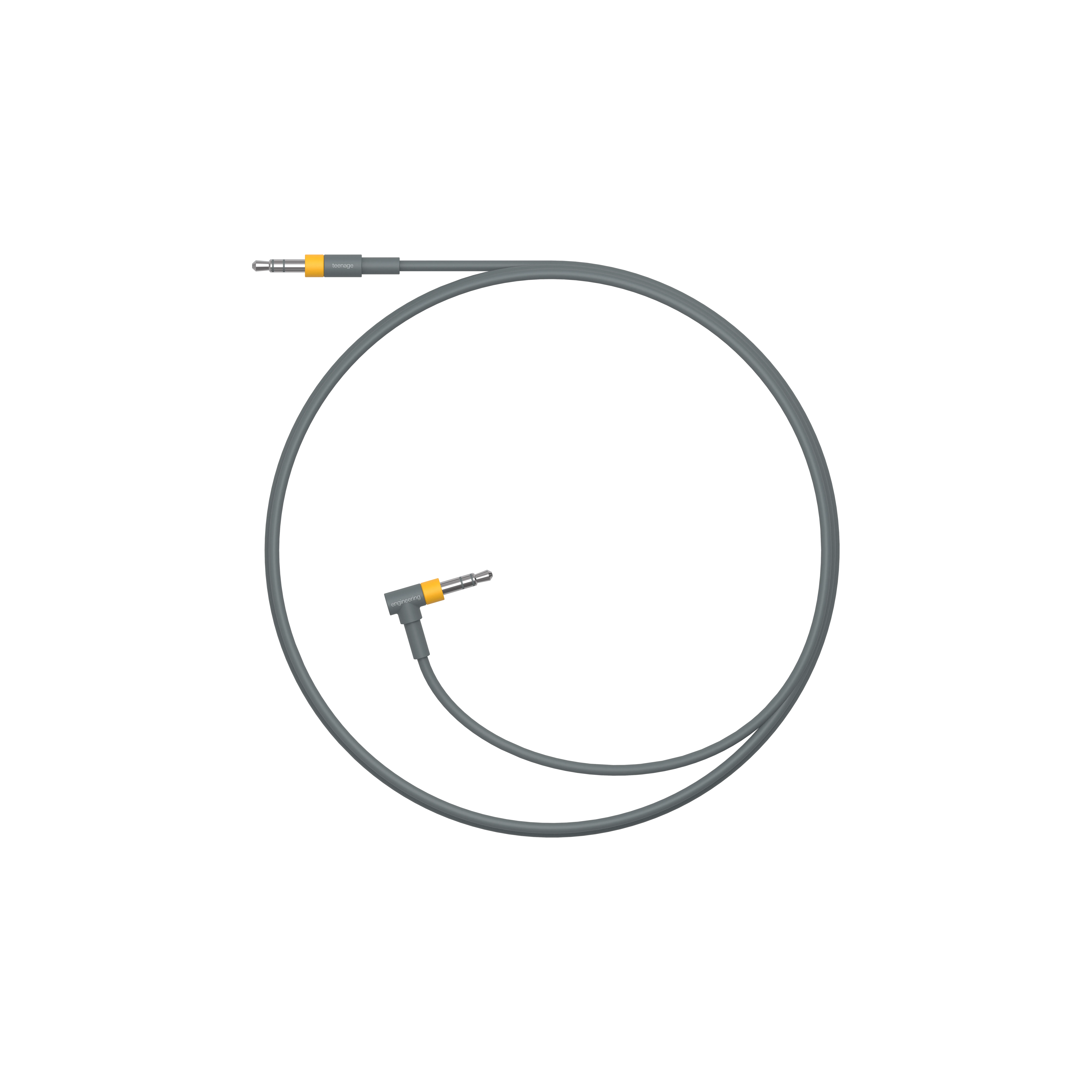 slim audio cable angled